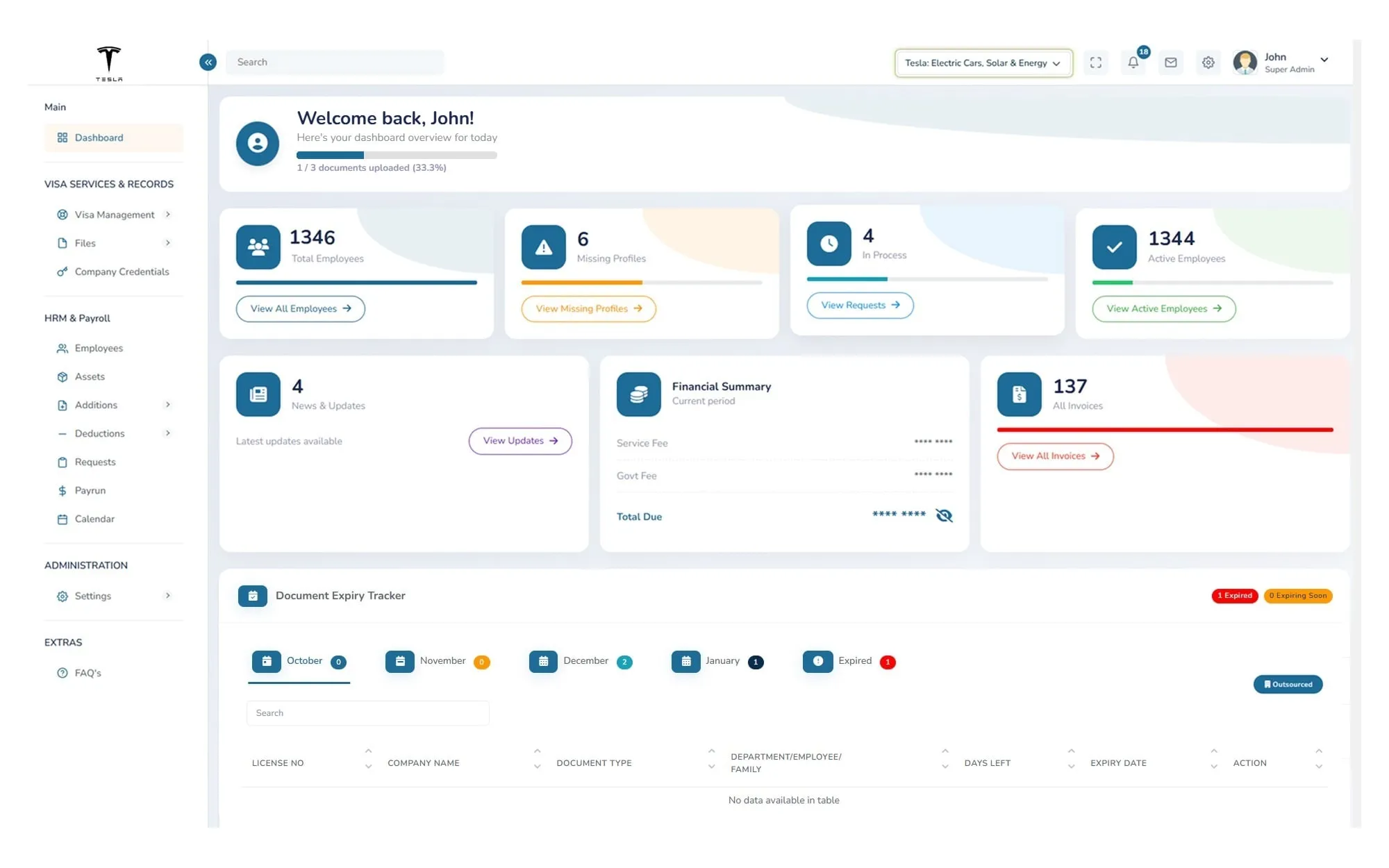 HRM Web Portal